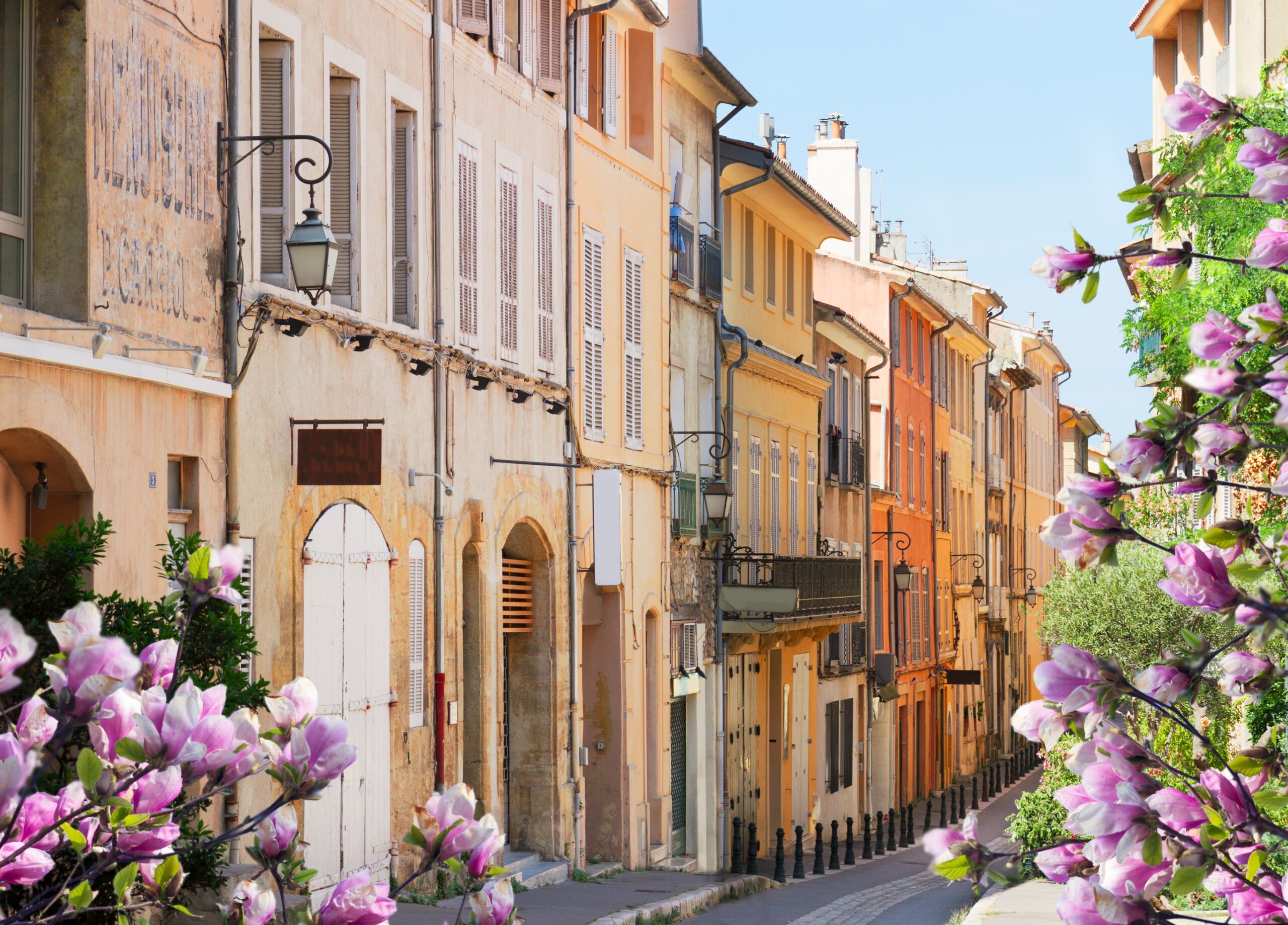France | Smartferry | old town street of Aix en Provence at spring France scaled