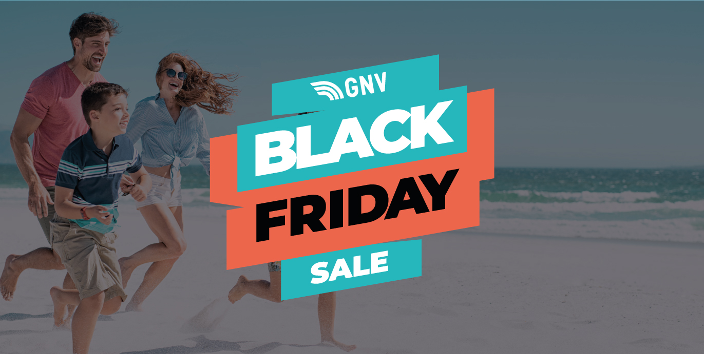 50%* Off on all routes with GNV