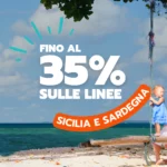 FINO AL 35% SULLE LINEE SICILIA E SARDEGNA
