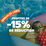-15% de réduction avec Grimaldi Lines